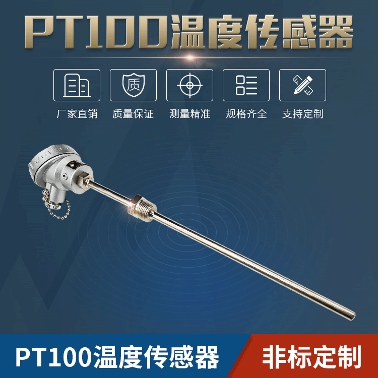 PT100鎧裝溫度傳感器